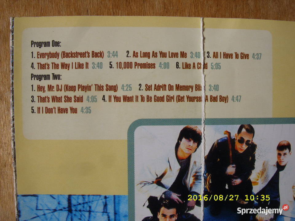 pop kaseta BACKSTREET BOYS 3 KASETY dolnośląskie