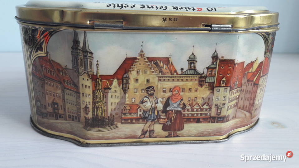 Puszka metalowa pudełko pojemnik Nurnberger Głuchołazy sprzedam