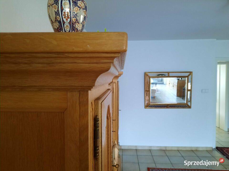 Piękny niepowtar kredens dębowy witryna bufet