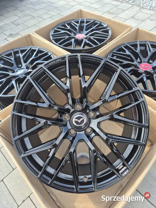 Felgi 17 5x1143 Mazda 3 6 CX5 CX7 MX5 Nowe TPMS aluminiowe