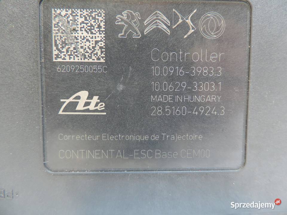 POMPA ABS OPEL CORSA F 12 VTI 9836177780 kujawsko-pomorskie