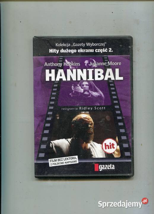 Hannibal Anthony Hopkins Julianne Moore Film DVD Filmy Szczecin
