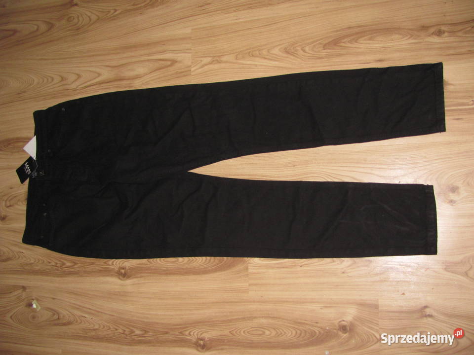 BooHoo MAN WYSOKIE SZTYWNE DŻINSY SLIM FIT r 34 Rozmiar XL