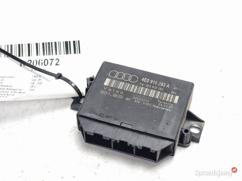 MODUŁ AUDI A8 D3 4E0919283A Części samochodowe Lipno