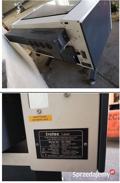 Urządzenie laserowe do cięcia i grawerowania Pozostałe Wieluń sprzedam