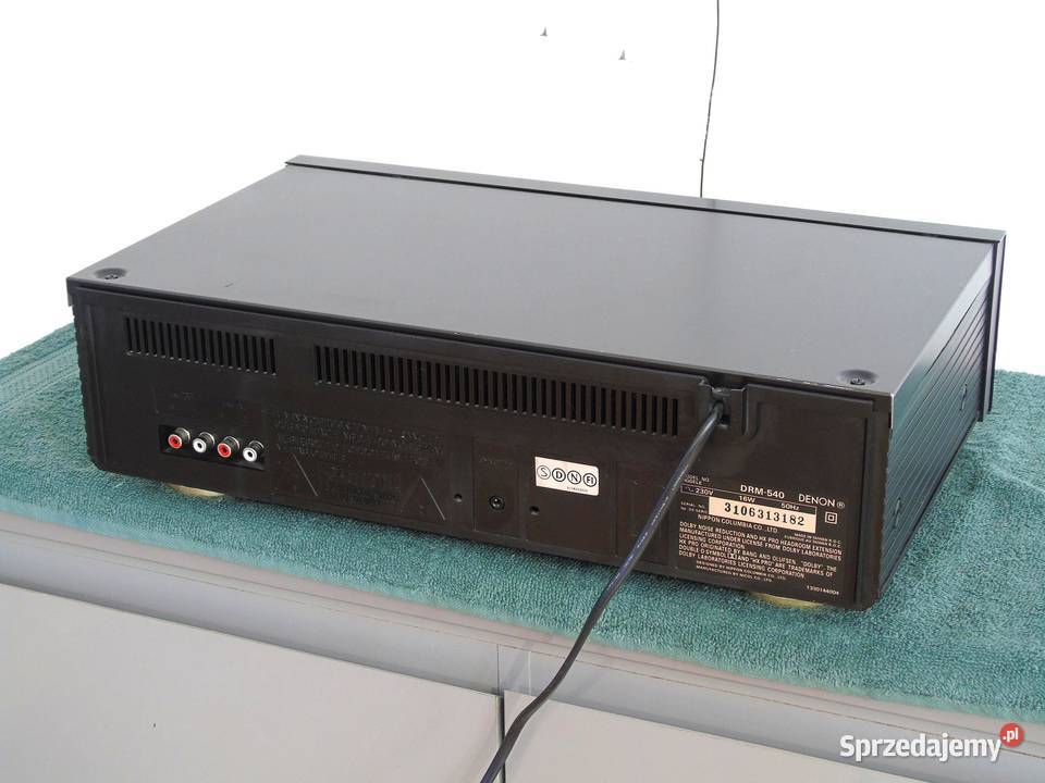 Magnetofon Denon DRM540 sprawny ładny WYSYŁKA Magnetofony podkarpackie sprzedam