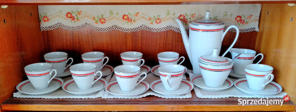 Ćmielów Serwis filiżanek do kawy herbaty na 8 Kraków