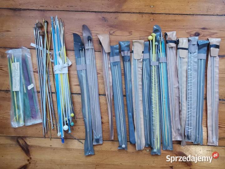 Druty dziewiarskie różne PRL Lębork sprzedam