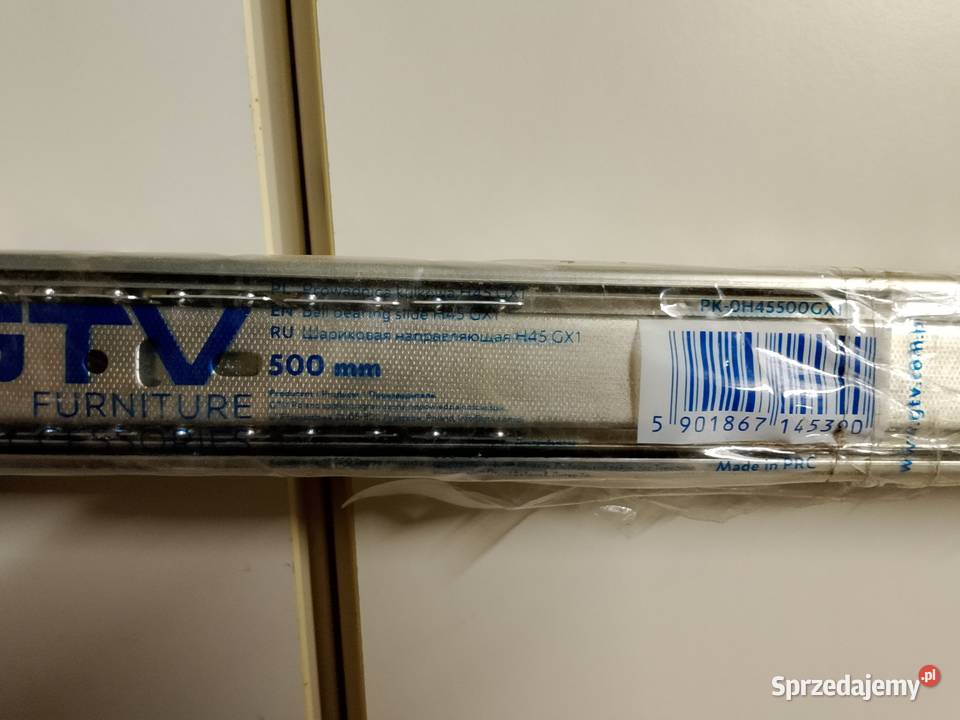 Prowadnica 500mm gtv meblowa 8 sztuk Zielona Góra