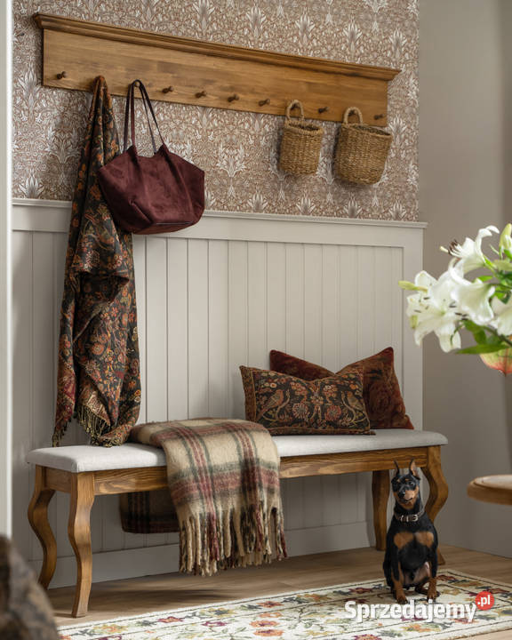 Stylowa ławka tapicerowana 17 Ławki Maków Podhalański