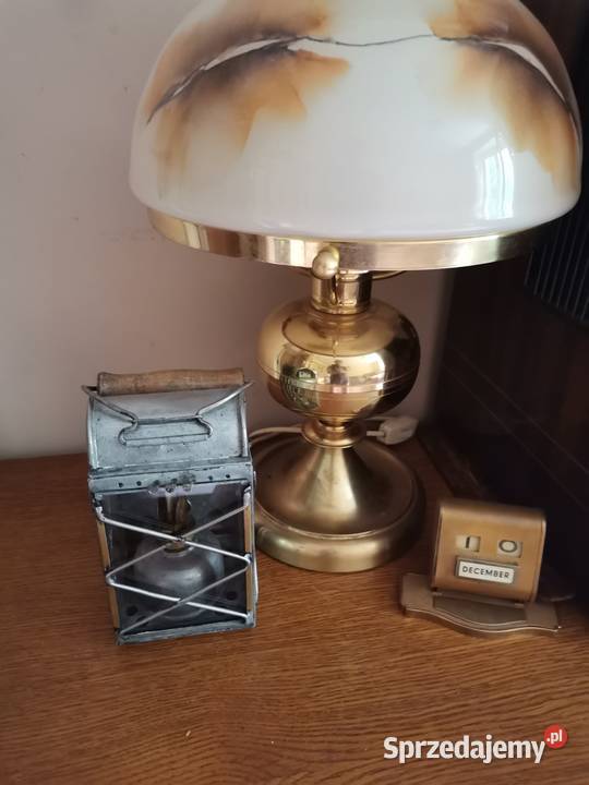 Stara lampa kolejowa Art Deco Kraków