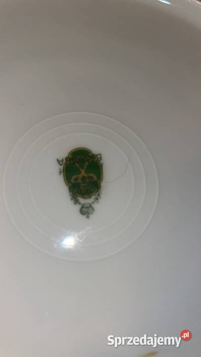 Patera sygnowana PP Bavaria Germany Scenka Porcelana i szkło Gdańsk