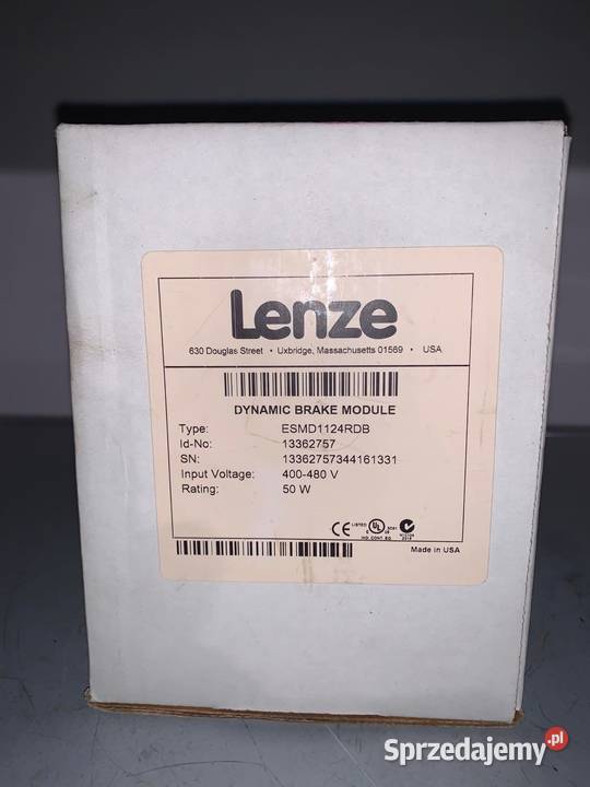 Lenze ESMD1124RDB Dynamic Brake Module Pozostałe Warszawa