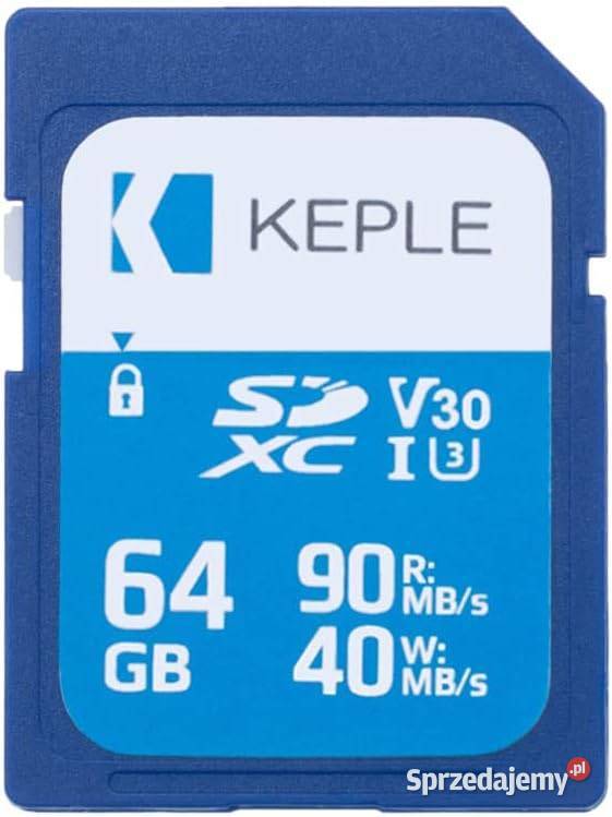 Karta pamięci SD Keple 64GB SDXC Nowa Fotografia i Optyka Wytrzyszczki