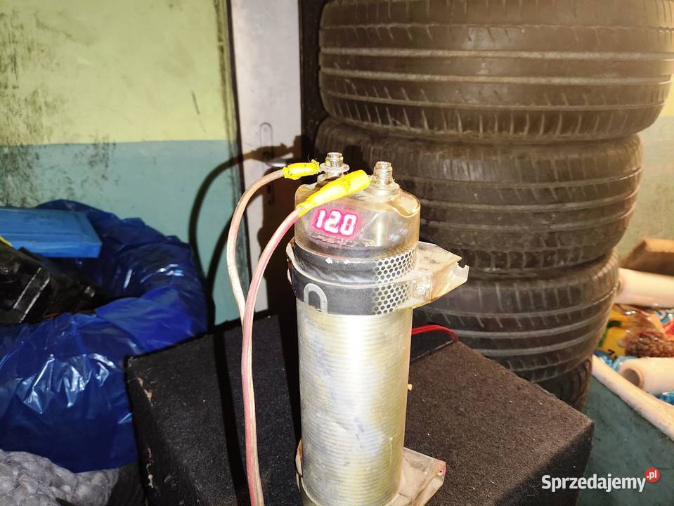 Kondensator samochodowy car audio 1Farad Crunch Niegowonice