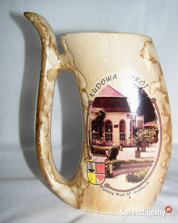 Pijałka kubek Kudowa ZdrójJSzD Porcelana i szkło dolnośląskie Bartków sprzedam
