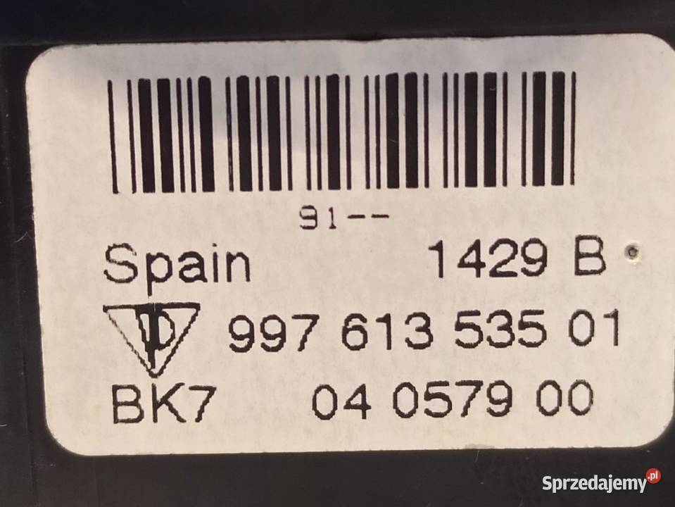 PORSCHE BOXSTER PRZEŁĄCZNIK ŚWIATEŁ 99761353501 dolnośląskie