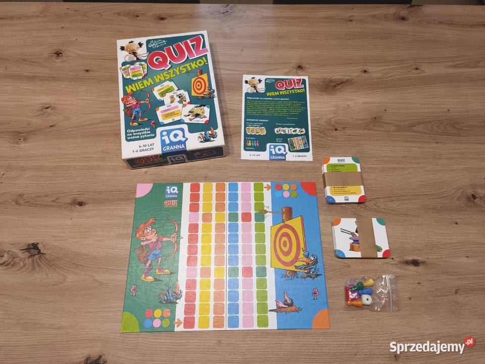 GRY planszowe rodzinne Piąteczka 5 sekund Quiz