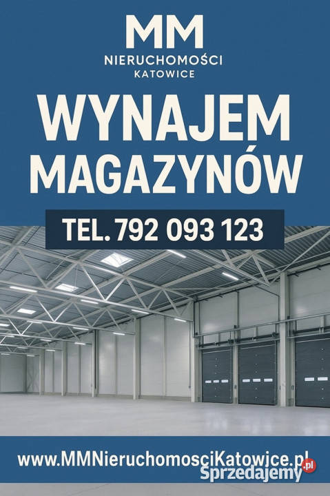 Hala do wynajęcia z mediami Katowice DTŚ 2 duże śląskie