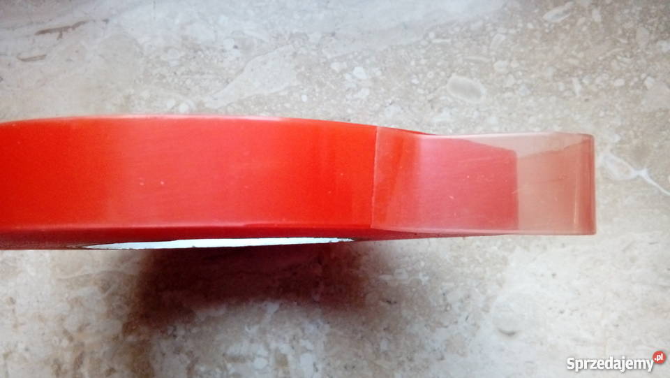 Taśma dwustronna bezbarwna mocna żelowa 19mm50m Materiały budowlane mazowieckie