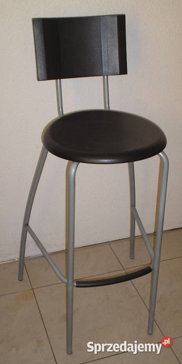 Hoker stołek barowy czarny używany 53cm małopolskie