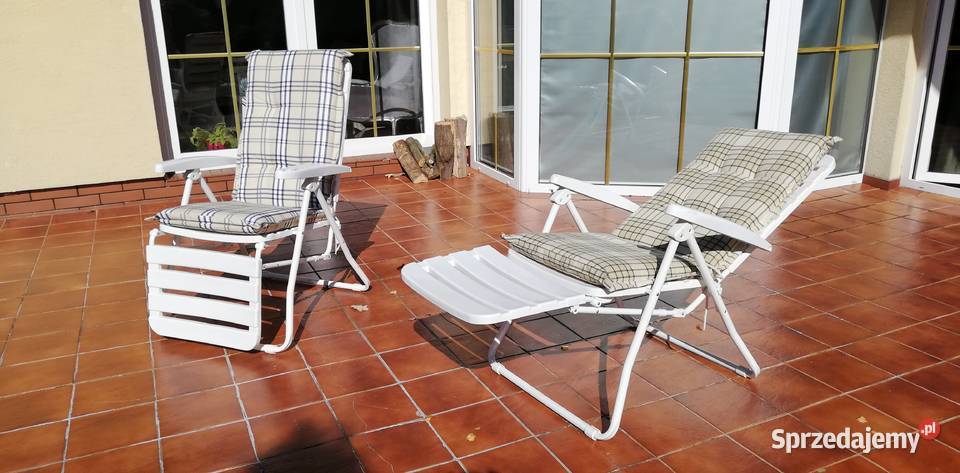 Leżak niemiecki rozkładany pod nogi leżaki z Garwolin sprzedam