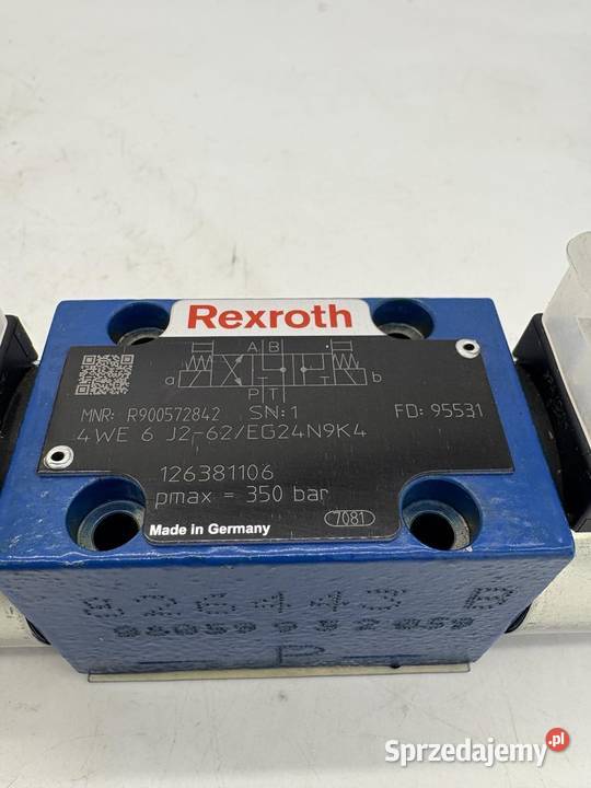 Rexroth 4WE6 J26EH24N9K4 R900572842 Rodzielacz Warszawa sprzedam