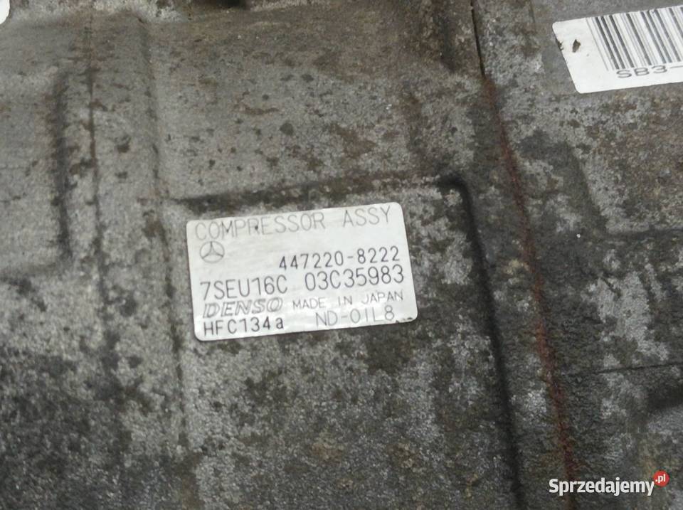 SPRĘŻARKA KLIMATYZACJI 4472208222 32 V6