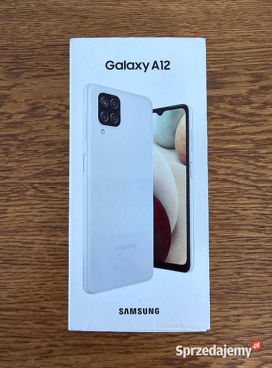 Samsung Galaxy A12 White (NOWY)