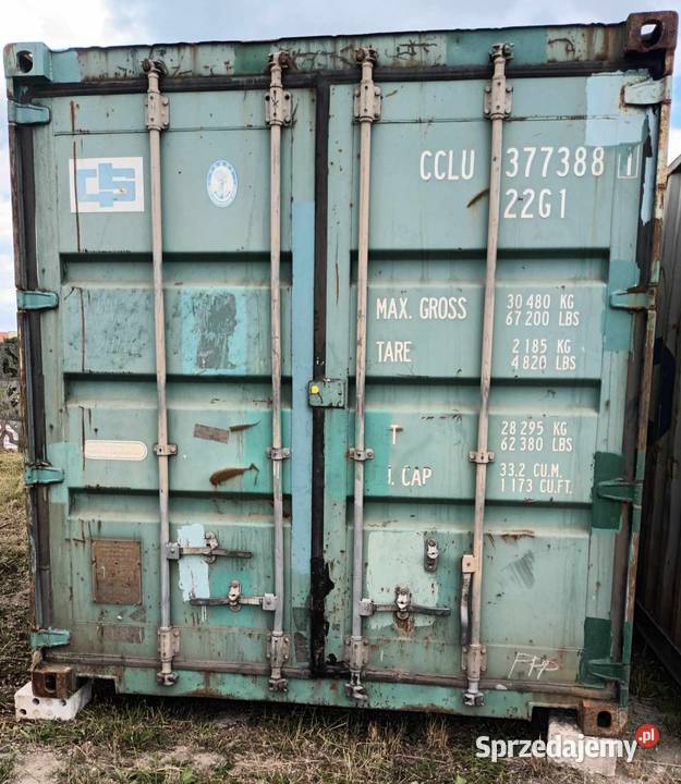 Kontener morski magazynowy 6m Poznań Kontenery wielkopolskie Pobiedziska sprzedam
