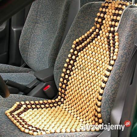 MATA OCHRONNA NA SIEDZENIE KORALIKI DREWNIANE Warszawa