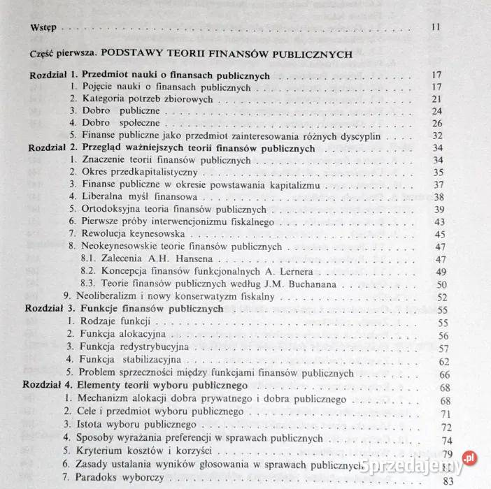 Finanse publiczne Teoria i praktyka Stanisław Chełm