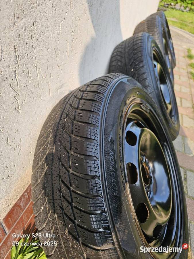 Koła stalowe z oponami volkswagena 5x100 et 38 Syców sprzedam