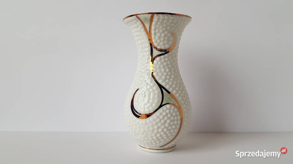 Porcelanowy wazon Steatyt Zygmunt Buksowicz śląskie Dąbrowa Górnicza
