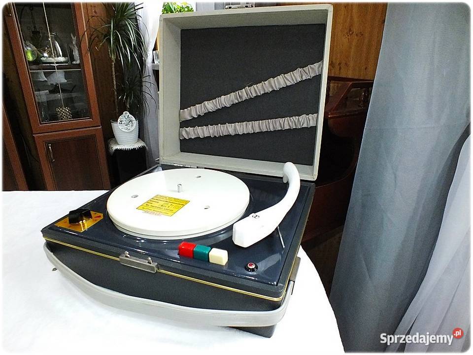 Stary Gramofon Foletta Stereo M64 z lat 50 60