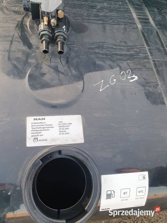 Zbiornik paliwa Man 150 L nowy Górno