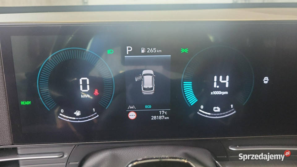 Hyundai Kona 16 141 Hybryda Salon Smart Comfort komputer pokładowy Hyundai Bełchatów