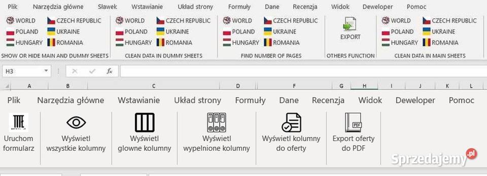 Excel zlecenia VBA makra raporty analizy Warszawa informatyka