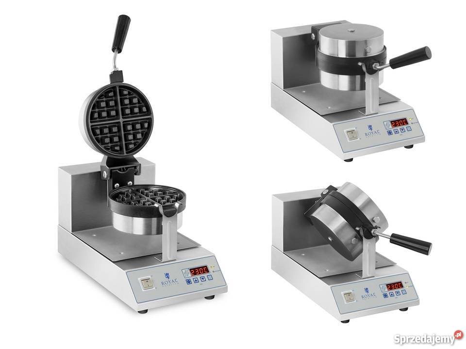 Gofrownica obrotowa gofry belgijskie okrągłe śląskie Częstochowa