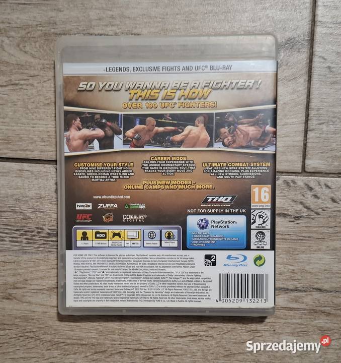 Gra UFC 2010 Undisputed 3 PlayStation 3 Żuromin