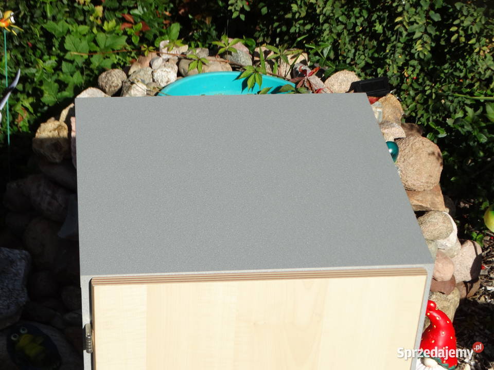 Szafka biurowa komoda regał z półkami jasne 108cm