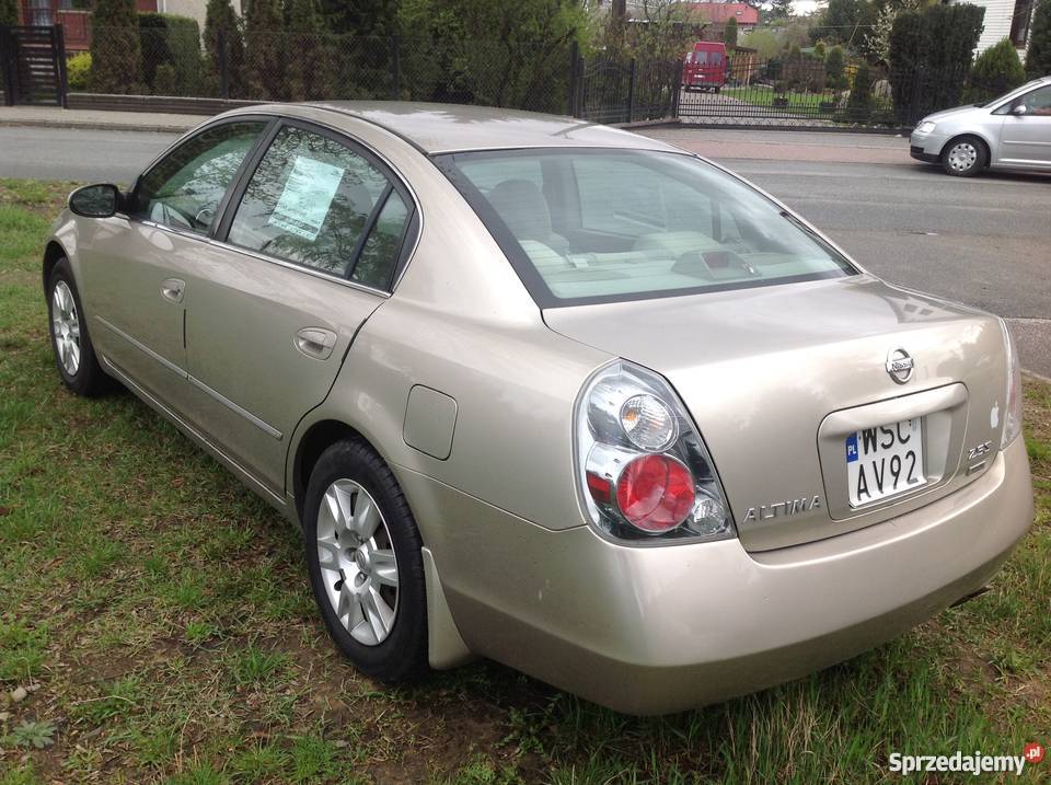 LPG Nissan Altima 25 S Special Edition USA beżowy Sochaczew
