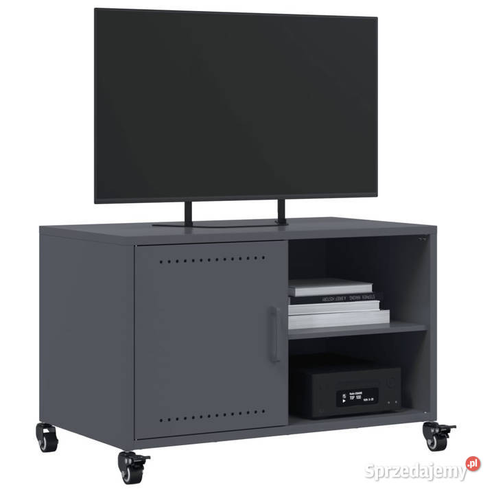 Szafka RTV antracytowa 68x39x435 stal WM846670 Warszawa sprzedam