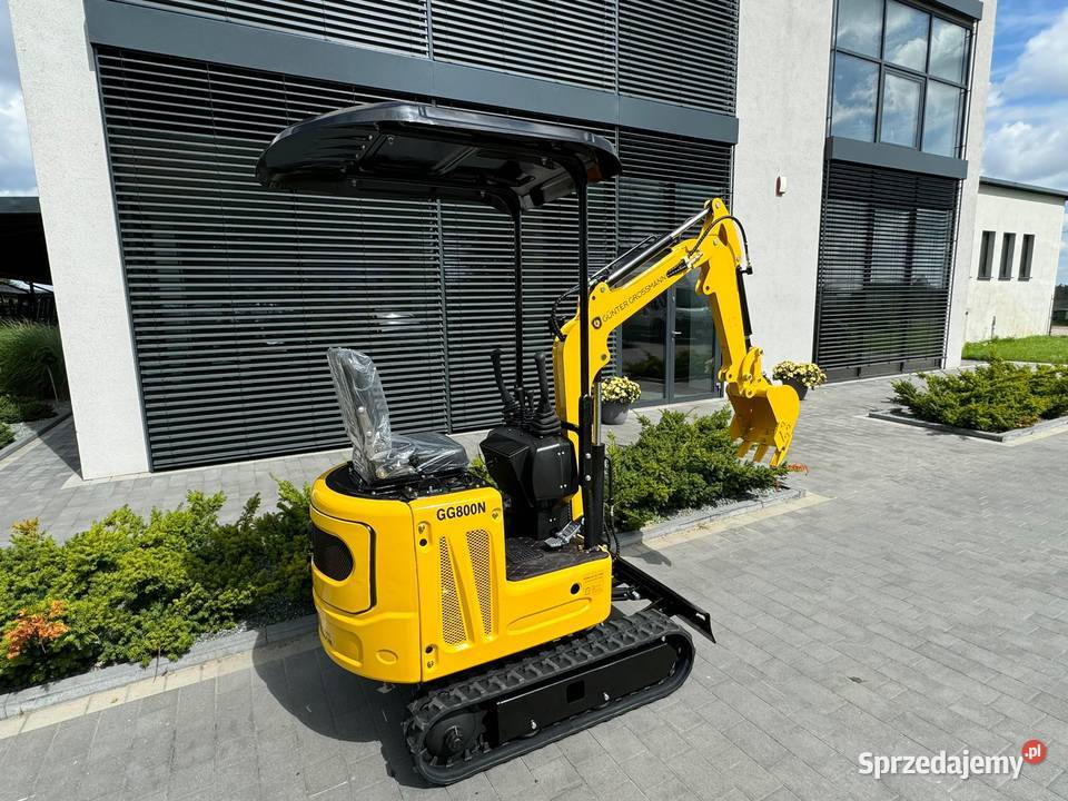 Mini koparka nowa GG800N Gunter Grossmann łódzkie Łódź