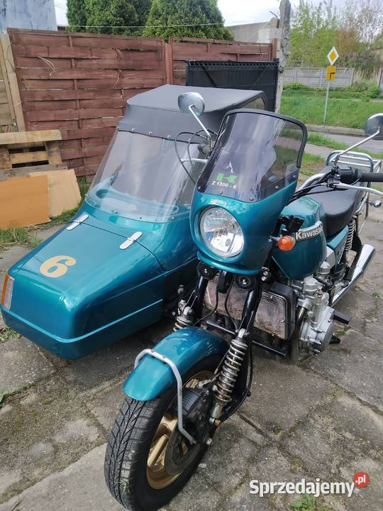 Kawasaki Z1300 z wózkiem 1980 r ZNALEZISKO