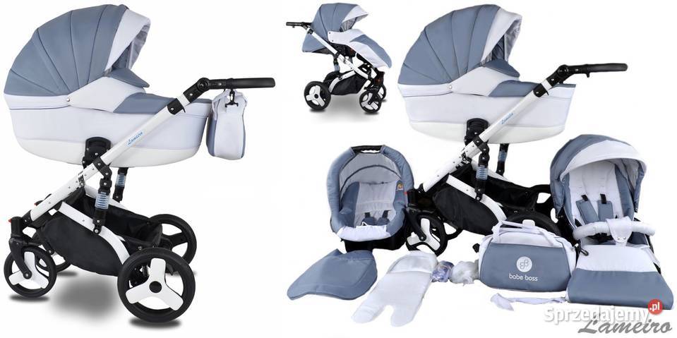 OKAZJA NOWY Wózek Lameiro Zestaw 3w1 Powystawowy Moskitiera  śląskie Katowice sprzedam