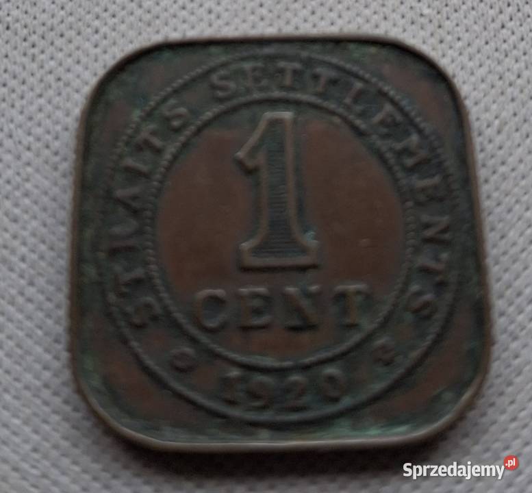 STRAITS SETTLEMENTS1 CENT1920 r Legionowo