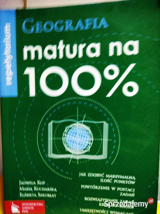 Matura 100 geografia outlet książki używane Warszawa