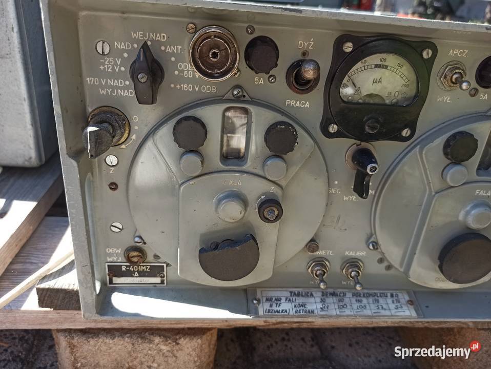 Panel radiolinii radiostacji R401MZ A Skierniewice
