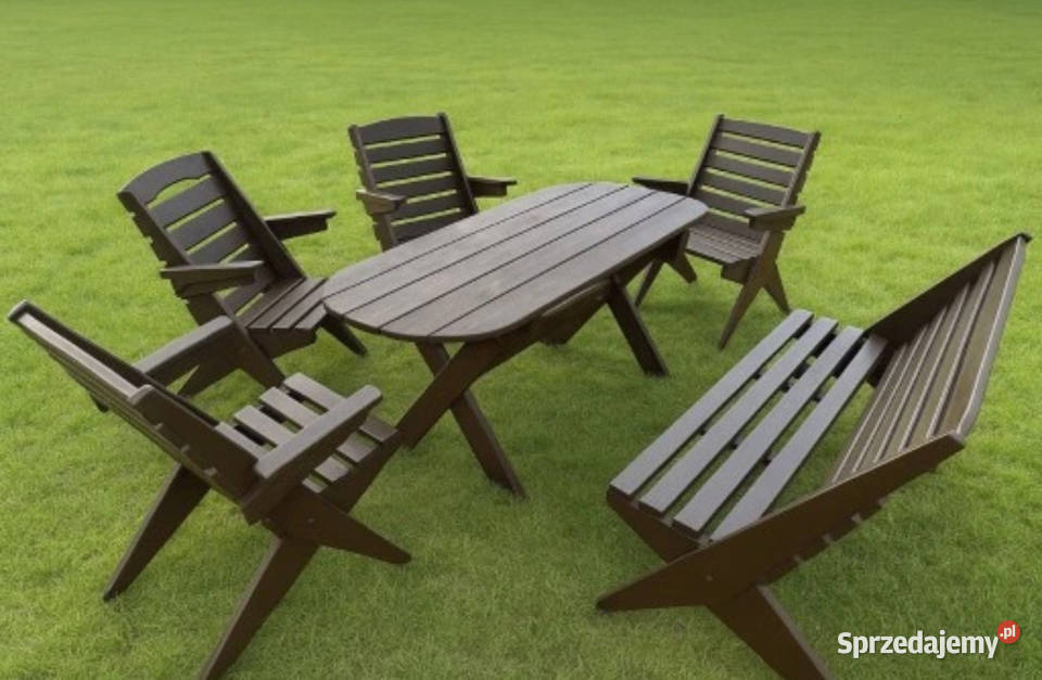 HIT Składane meble ogrodowe drewniane stół Stoliki kawowe i ławy Radomsko